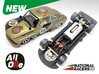 3D Chassis - Carrera BM 2002 (All-in-One - Inline) 3d printed Chassis compatible with Carrera® Models produced under license from BMW AG (original slot car and other parts not included)