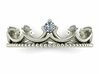 Crown ring Princess 2 NO STONES SUPPLIED 3d printed 