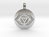 AJNA THIRD EYE Chakra Symbol jewelry Pendant 3d printed 