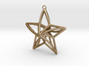 Twisted Star Necklace 3d printed 