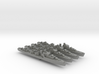4pk S class British Destroyers 1:2400 WW2 3d printed 