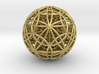 IcosaDodecasphere w/ FOL Stel. Icosahedron 2.5" 3d printed 