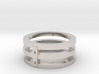 3 rings in one in 14K Gold or any material you wis 3d printed 
