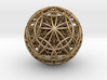 IcosaDodecasphere w/ FOL Stel. Icosahedron 4" 3d printed 
