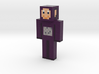 teletubbies-violet-tinky-winky | Minecraft toy 3d printed 