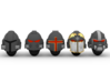Space Templar V7 Veteran Helmet Set 3d printed 