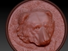 Grizzly Bear Coin 3d printed 