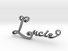Lucie First Name Pendant 3d printed 
