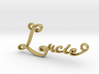 Lucie First Name Pendant 3d printed 