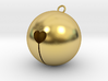 Kawaii Jingle Bell 3cm Golden Christmas Cat 3d printed 