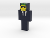 pinapple-in-black | Minecraft toy 3d printed 