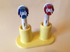 Oral-B electric toothbrush head holder 3d printed Ceramic Yellow (not available anymore)