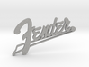 Fender Logo - 3.25" 3d printed 