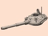 28mm T-72 style tank turret - choose gun 3d printed 