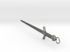 Lagertha's Sword Pendant 3d printed 