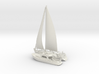 Yacht and Sailboat.N Scale (1:160) 3d printed 