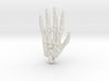 Skeletal Hand Keychain/Pendant 3d printed 