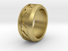 Men's X-Band Ring (Ridged) 3d printed 