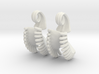 Venus Fly Trap Earrings (Small) 3d printed 