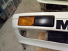 Audi 80/90/Coupe GT LH Foglight Infill Panel 3d printed Infill painted in satin black (right shown)