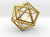 Wireframe Polyhedral Charm D20/Icosahedron 3d printed 