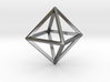 Wireframe Polyhedral Charm D8/Octahedron 3d printed 