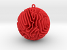 Coral Christmas Bauble 3d printed 