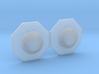 Artoo De Ago's 1:2.3 octagon ports, blank 3d printed 
