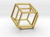 Rhombic Dodecahedron Pendant 3d printed 