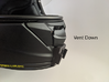 GoPro Chin Mount - SHOEI GT-AIR 2 3d printed GT-AIR 2 with vent down.