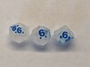 16x Super Tiny Polyhedral Dice Set, V4 3d printed The upgraded v3 pips
