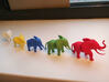 Elephant B 3d printed All elephants in my shop (A,B,C,D) combined into one family