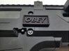 "OBEY" Gun Charms - Scorpion Evo 3 A1 ASG 3d printed ASG Scorpion Evo 3 A1 - Sling Charm OBEY