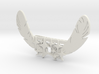 2 Feather and 9 Stars Collar / Tie Clip  -  LLFes 3d printed 