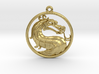 Dragon Medallion Necklace Symbol Jewelry 3d printed 