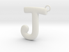 Cosplay Charm - Letter J Necklace Charm with loop 3d printed 