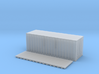 N Scale 24' Ext Post Container 3d printed 