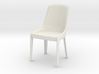 Modern Miniature 1:12 Chair 3d printed 