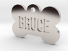 Cosplay Charm - Bruce Dog Bone ID Tag 3d printed 