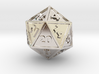 D20 Dungeons and Dragons D&D Bead 3d printed 