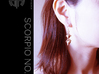 Scorpion_No.3S / Earrings 3d printed 