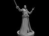Goliath Male Wizard with Wand 3d printed 
