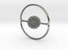 Saturnalis Radiolaria Pendant - Science Jewelry 3d printed 