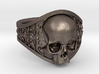 Elegant Gothic Skull Ring 3d printed 