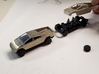 3inch cyber truck (chassis and wheels only) 3d printed 