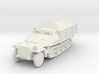 Sdkfz 251 D Pritschen (covered) 1/72 3d printed 