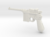 1/10 Scale Broomhandle Mauser 3d printed 