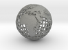 earth in mesh with relief 3d printed 