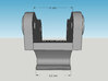1:50 - Quick Coupler SET for 20-25t excavators 3d printed Larghezza 6 mm - 6 mm width