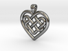 Heart in heart [pendant] 3d printed 